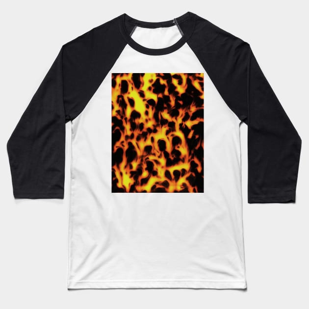 Tortoise Shell III Baseball T-Shirt by wildtribe